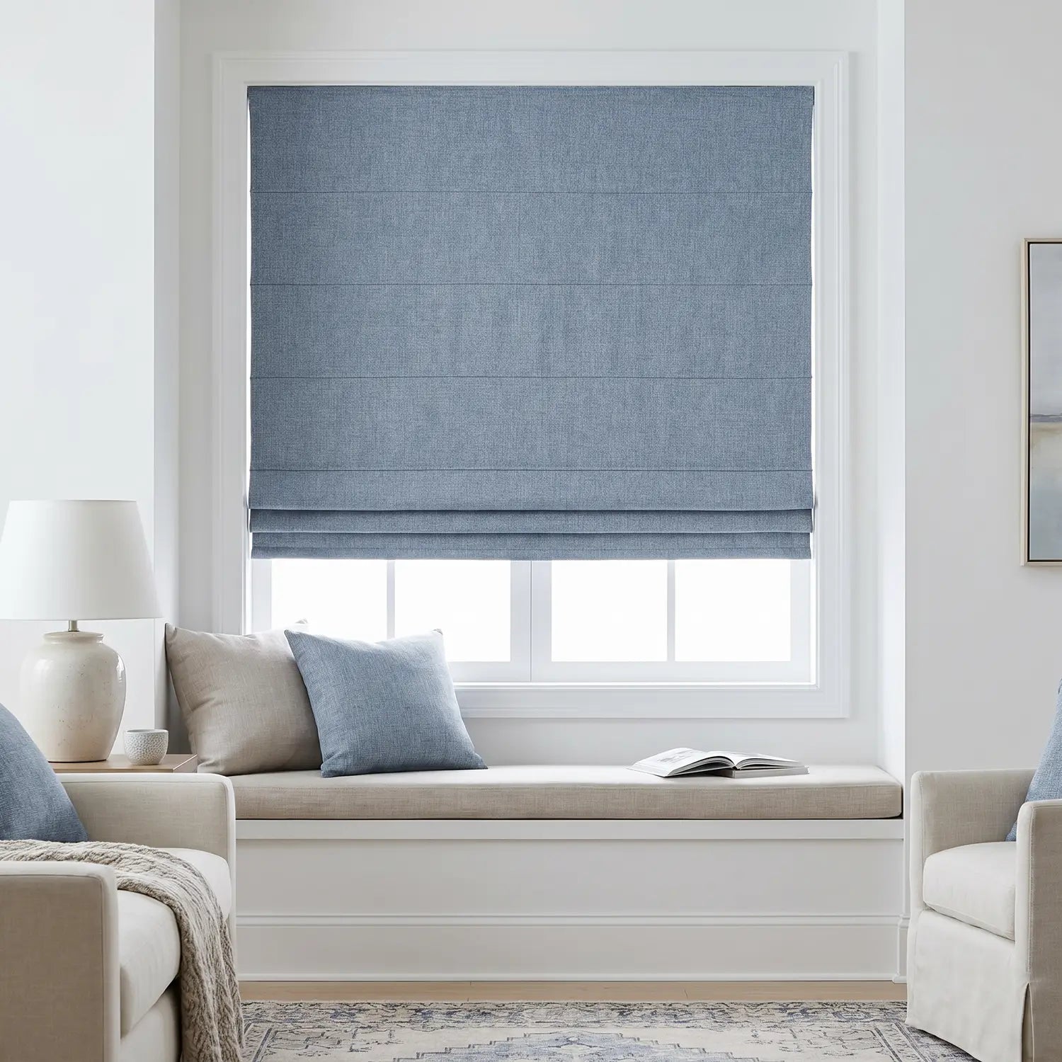 Roman Shade - original fabric