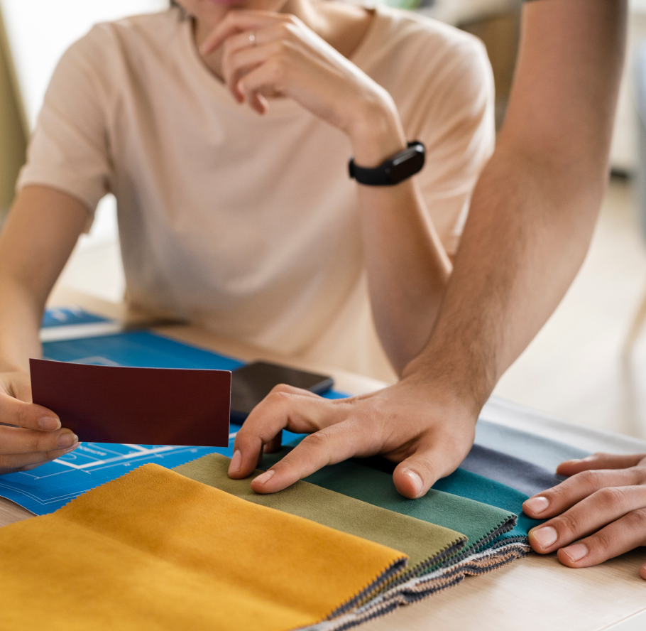 Explore Free Fabric Swatches - Choose Your Desired Product & Color!