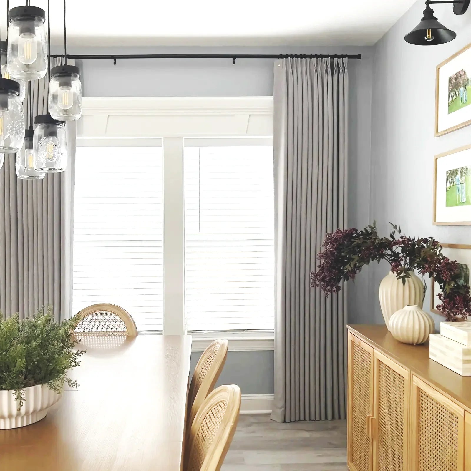 CurtainUK Custom Linen-Blend Curtains – Elegant Luxurious Drapes Tailored for Every Room