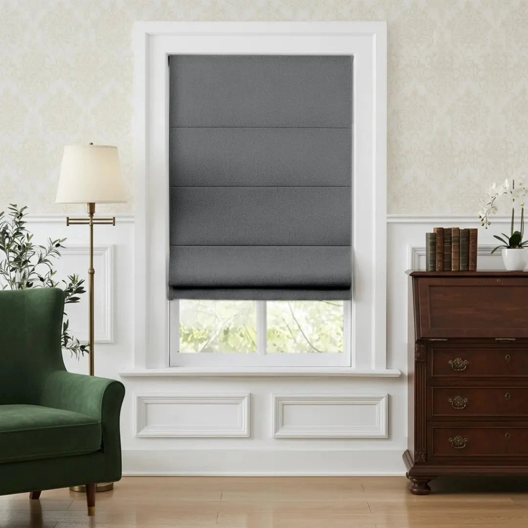 Costom Roman Shades Cool Gray OY6-238-17