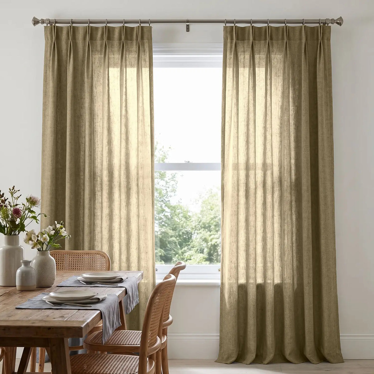 Custom Blackout Curtain - Burnt Sienna in room
